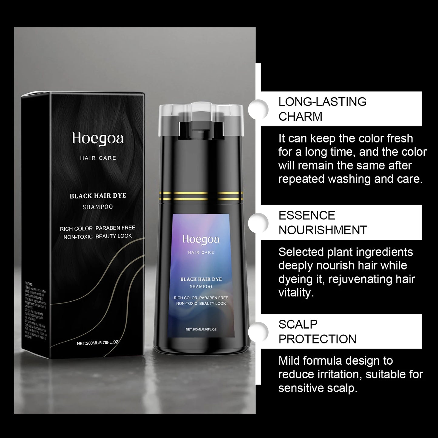 Hair Care Shampoo Series - DIY Trendy Shampoo for Vibrant, Long-Lasting Color, Gentle Hair Care, Nourishment and Smoothness