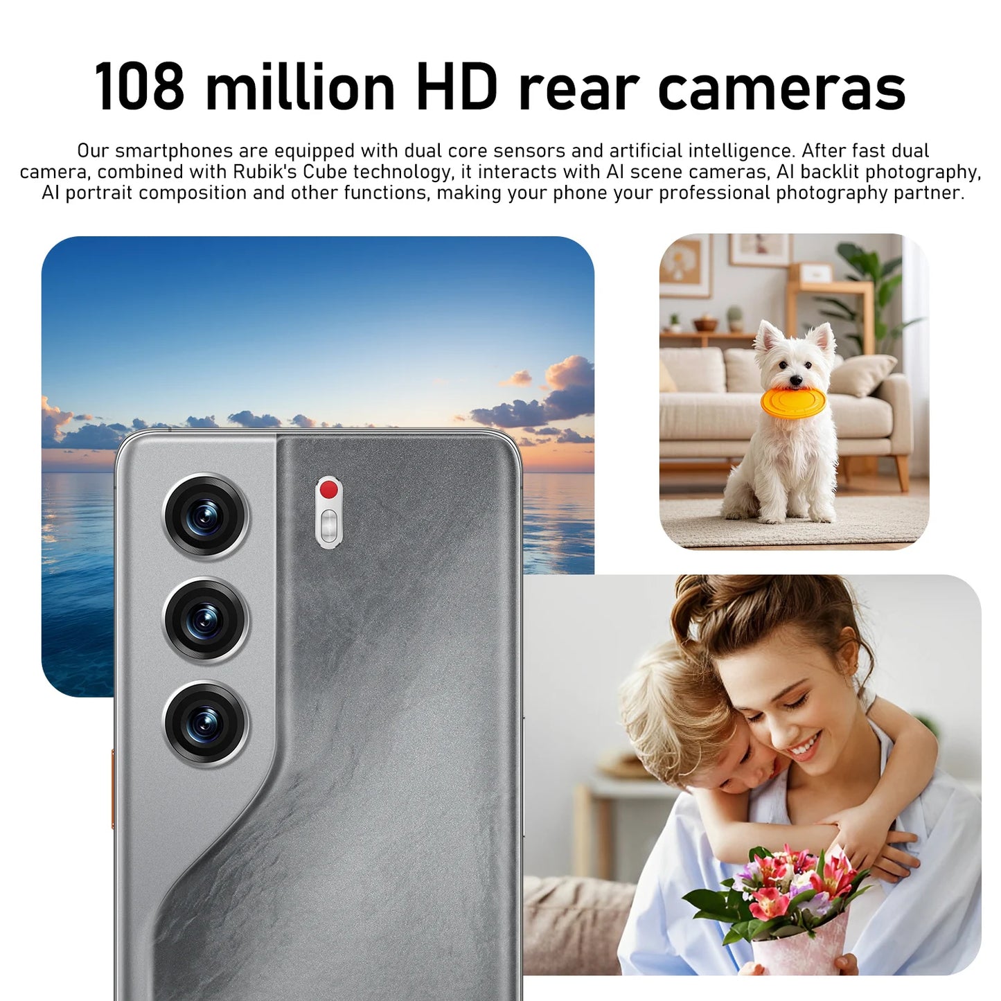 2025 HOT Camon 40 Pro 7.3inch HD Global Edition Original Smart Dual Card 8000mAh Battery Facial Recognition Function