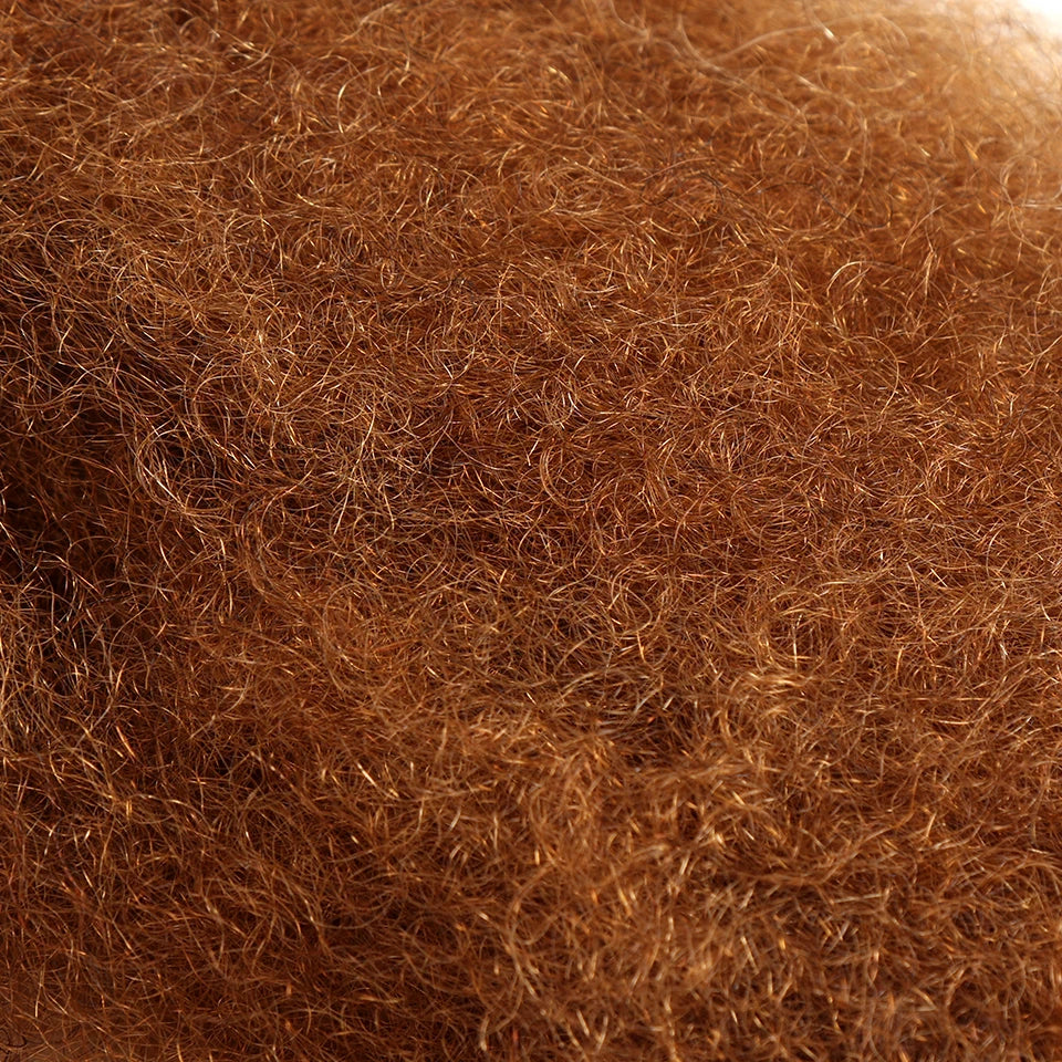 Brown Blonde Highlight  Afro Kinky Bulk Hair No Attachment Afro Curly Bulk Human Hair Remy Dreadlock Natural Color Braids Hair