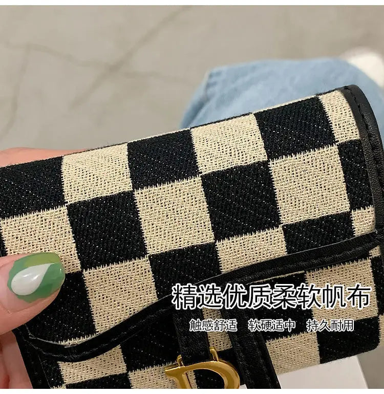 Card Bag Multi-card Position High Value Change Tide Autumn Winter Internet Celebrity Folding Organ Fashion Versatile Short Small