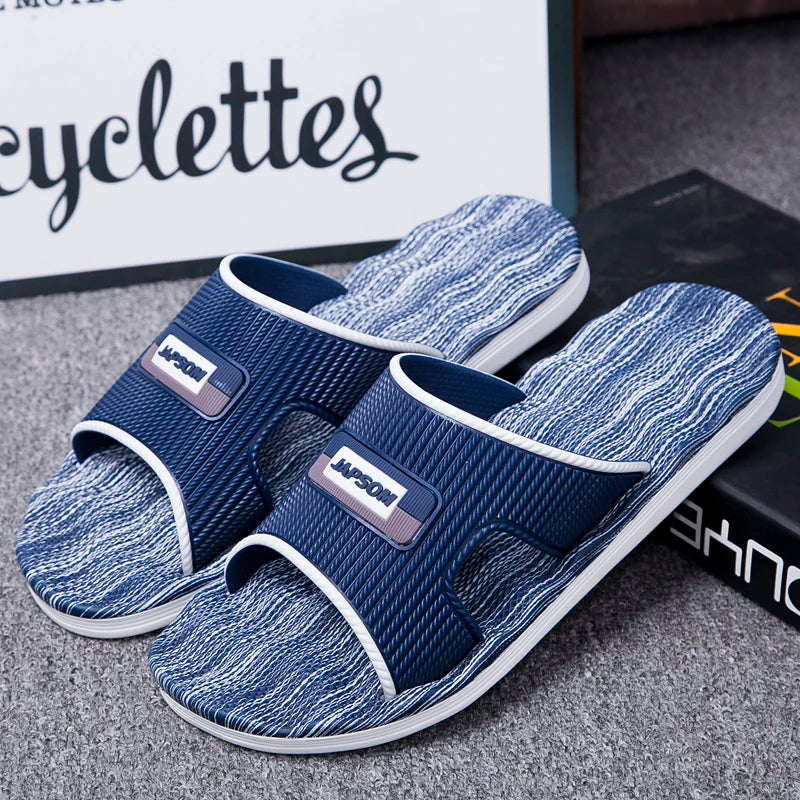 Summer Men Home Slippers Soft Indoor House Shoes Women Slides Sleepers Slipers Bathroom Room Bedroom For Guests Big Size 48 49