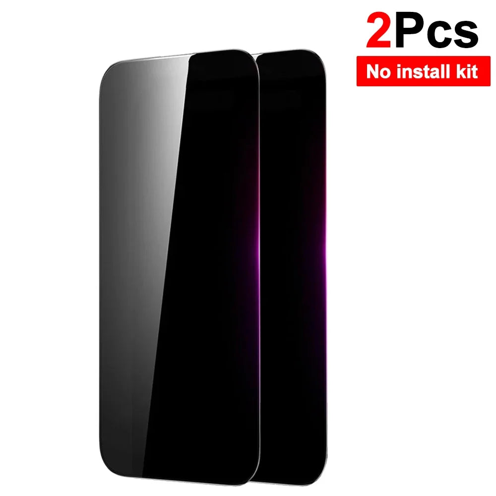 Anti Spy Tempered Glass Screen Protectors for IPhone 17/17 Air/17 Pro/17ProMax Private Film with Installation Frame for IPhone17