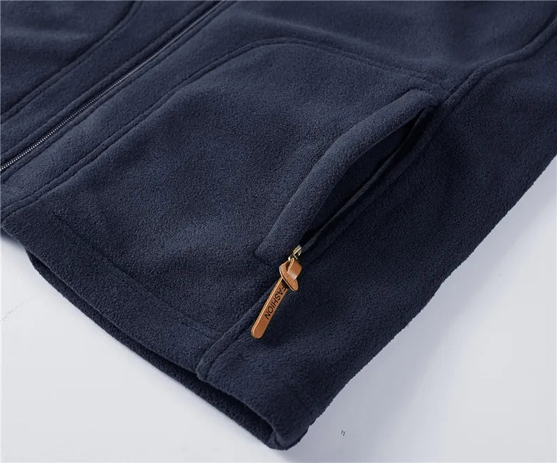 Men Autumn Winter Soft Shell Vest Jacket 2025 New Sleeveless Coat Men Fashion Multiple Pockets Casual Waistcoat Men Plus Size