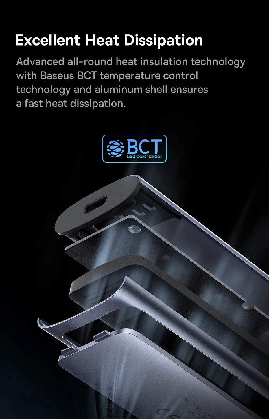 Baseus M2 SSD Case NVMe SATA Dual Protocol 10Gbps M.2 to USB Type C 3.2 Gen 2 Portable SATA NVMe External Enclosure SSD Box Case