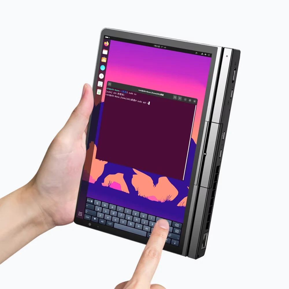 New 2025 version! GPD Pocket 4 8.8-inch AMD AI 9 HX 370 64GB RAM 2TB NVMe 2.5K resolution 144Hz refresh rate Gaming Mini Laptop