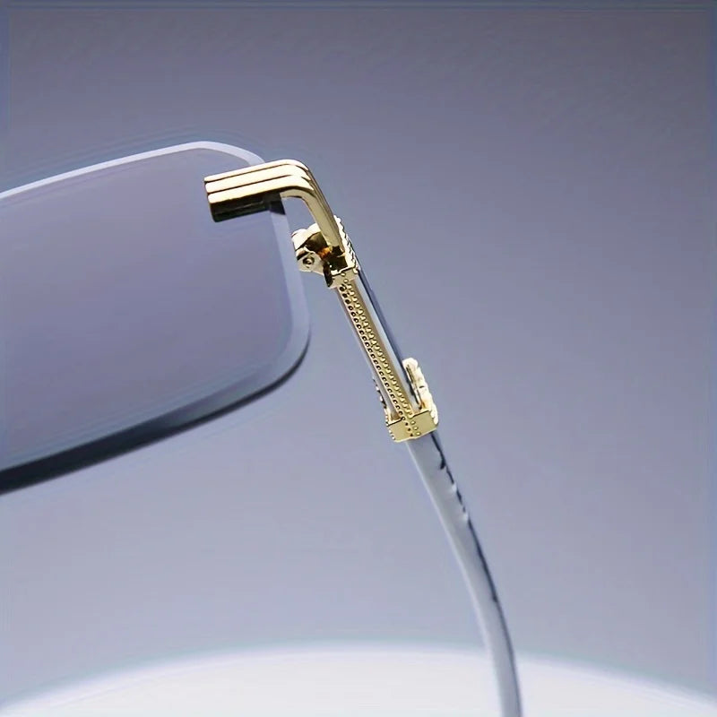 Fashion Rimless Sunglasses Men Women Populare Frameless Sun Glasses Male Female Classic Small Square Summer Traveling Shades