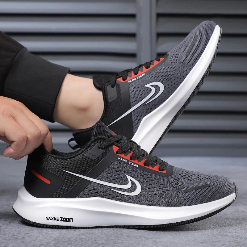 Men's Shoes 2025 New Summer Breathable Mesh Casual Sports Shoes Men's Trendyy Versatile Work Running Shoes