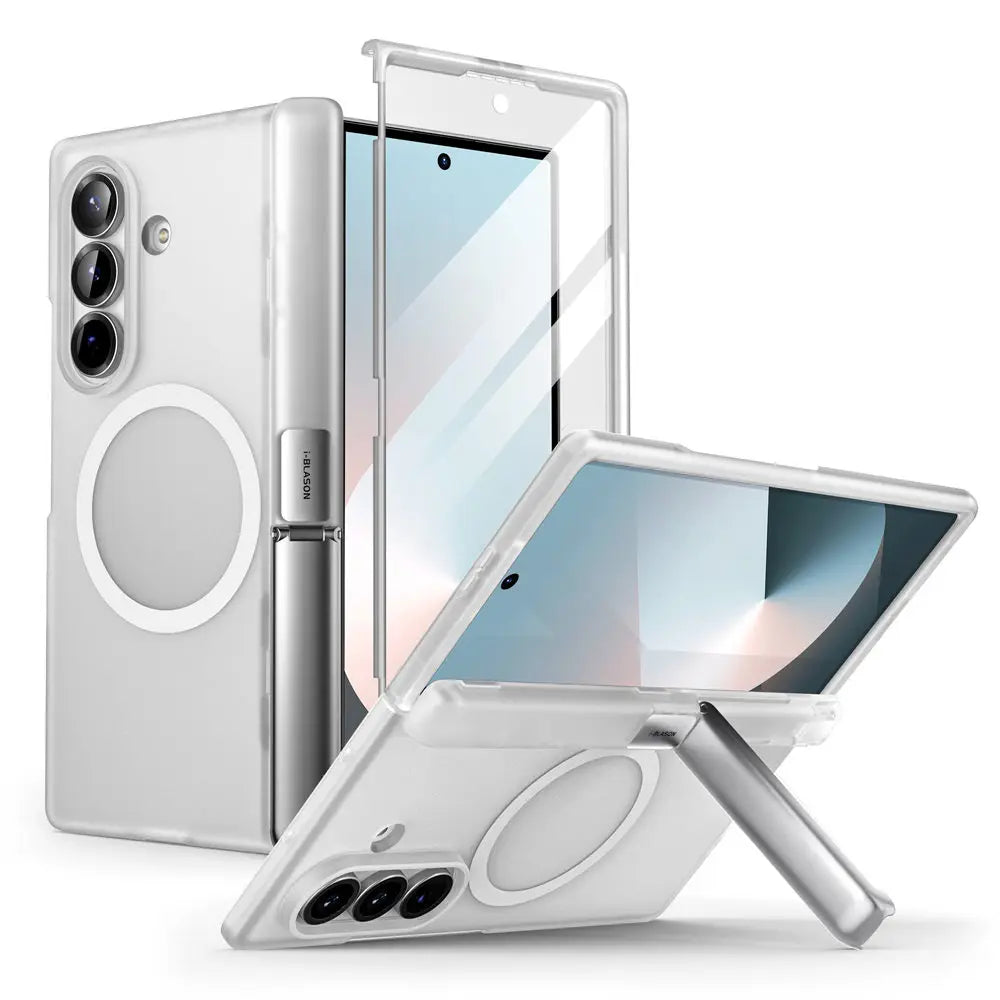 For Samsung Galaxy Z Fold 7 Case I-BLASON Cosmo Full Protective Hinge Protection Magnetic Case with MagSafe Stand & S Pen Holder