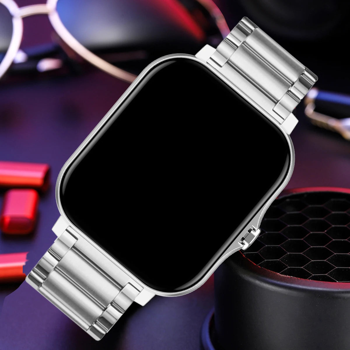 New SmartWatch Men Women 2.02 Amoled BT Call GPS Tracker NFC Sport Waterproof Heart Rate Smart Watch Fitness Tracker