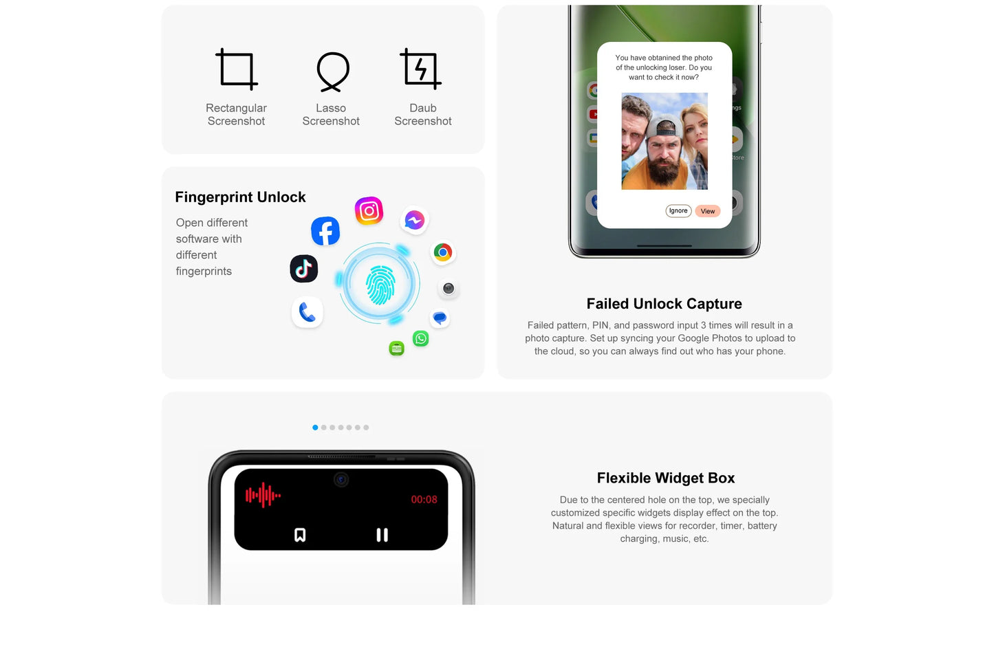FOSSiBOT S3 PRO Smartphone 20GB +128GB 6.67" AMOLED Display Android 14  Mobile 8+64MP Camera NFC Cell Phone