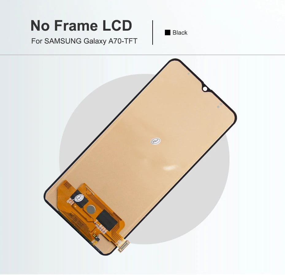 A70 SM-A705F A705FN/DS Display Screen With Frame For Samsung Galaxy A70 LCD Display Touch Screen Digitizer Assembly Replacement