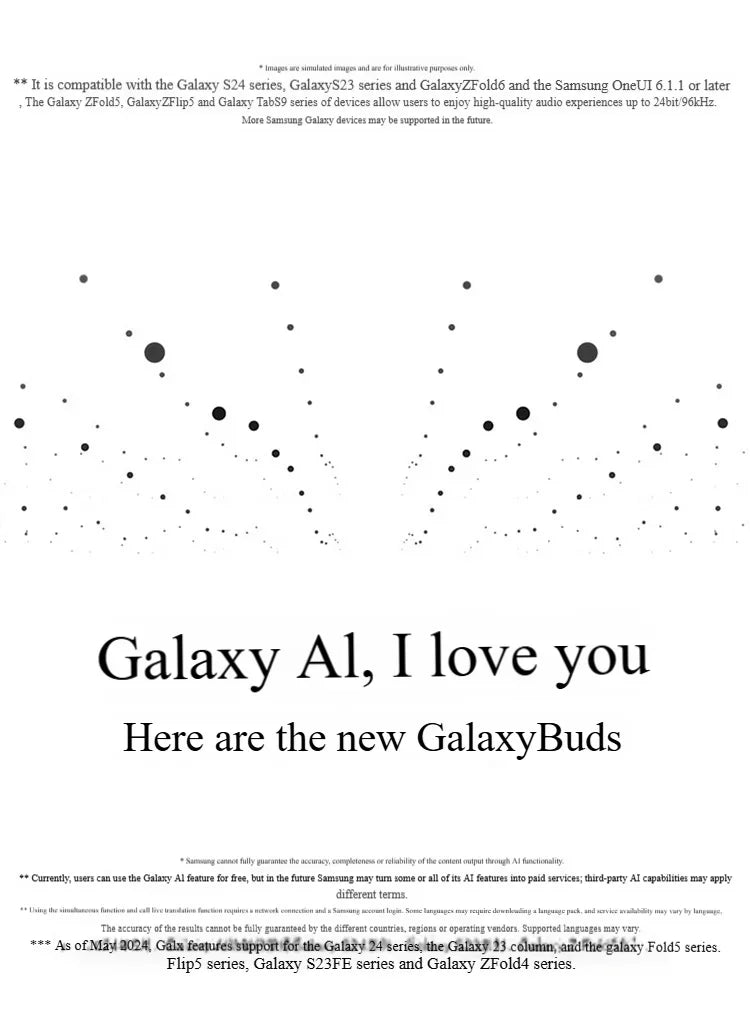 2025 Galaxy Buds3 Pro Wireless Earbuds, Hybrid ANC in-Ear Headphones, 25H Playtime, Hi-Fi Sound for Gym/Running