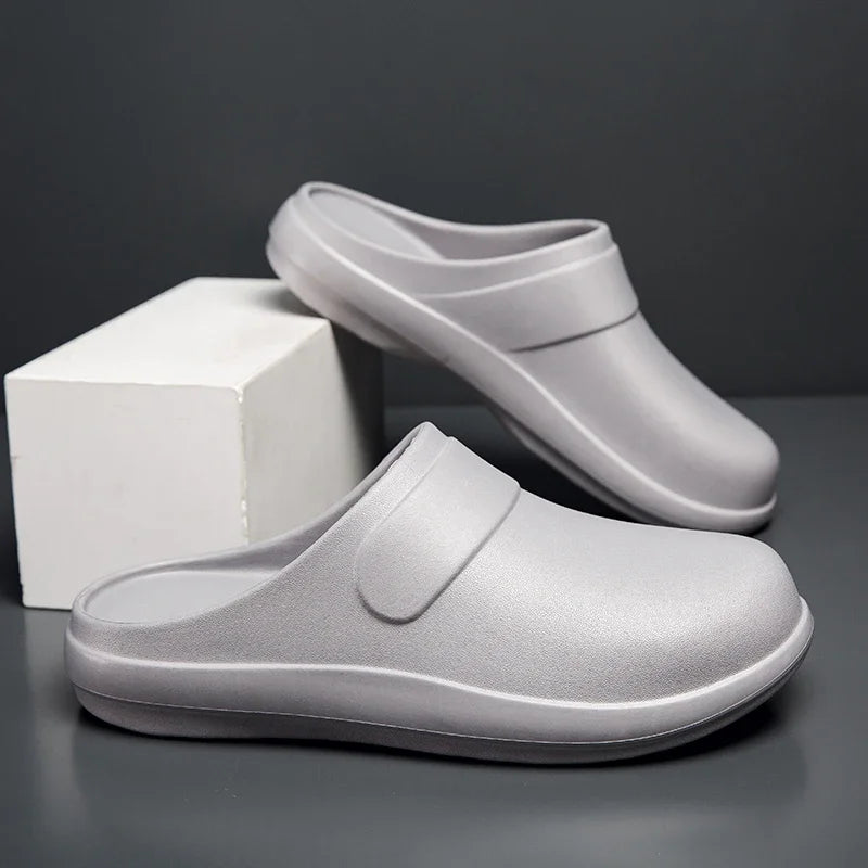 2025 Operating Room Slippers Protective Shoes for Men And Women Non-Slip Silken Lab Shoes Doctor Work Shoes Silent Surgical Room