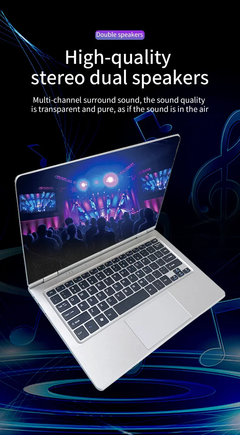 11.6 Inch Touch Screen Notebook 2 in 1 Windows 11 Pro Intel N4020 Tablet PC Computer 8GB DDR4 128GB 256GB 512GB SSD study Laptop