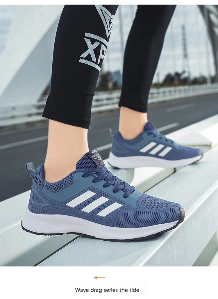 Shoes Men's 2025 Spring New Lightweight Non-slip Fashion Trend All-match Casual Soft Bottom Shock Absorption Running Sports