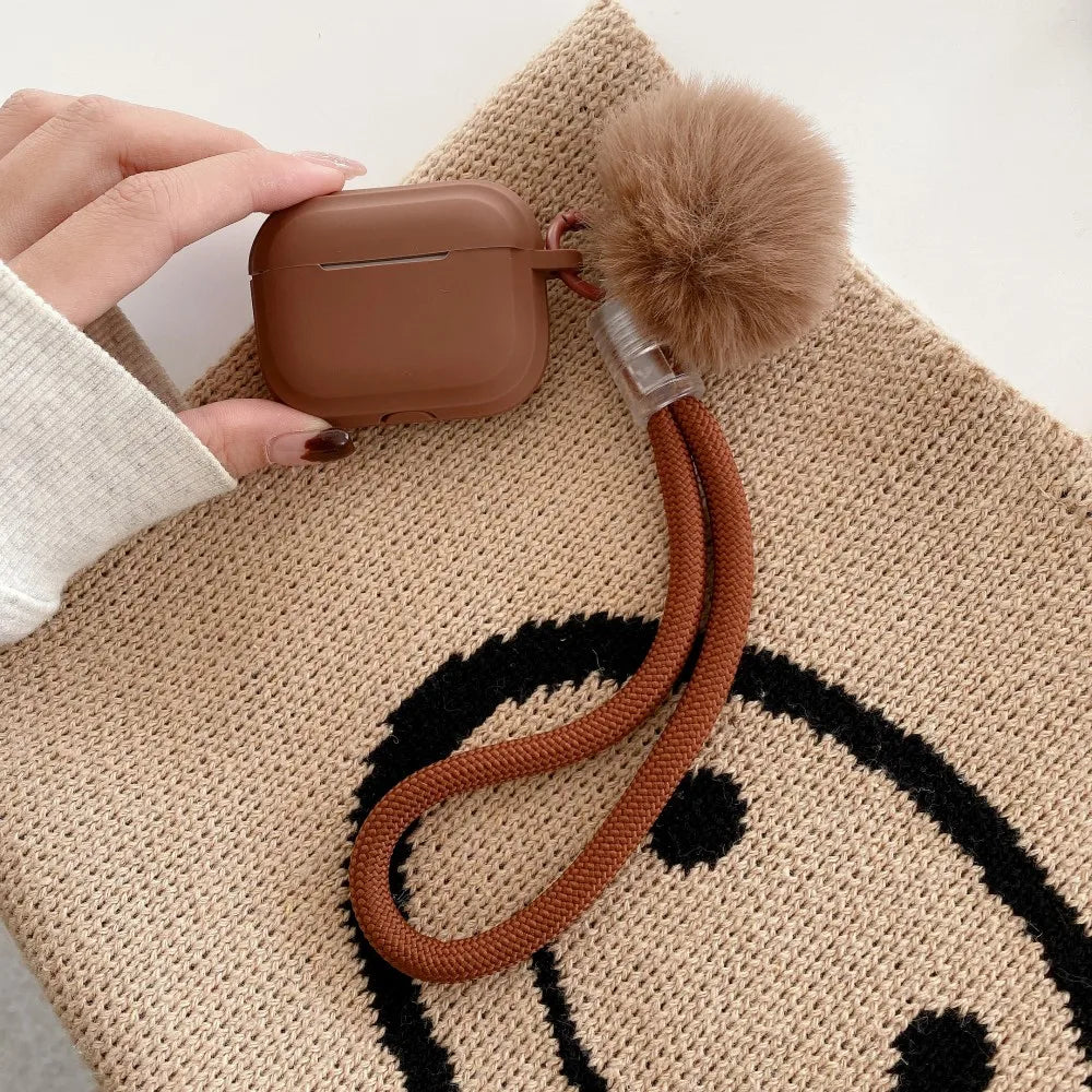 2025 Cover For AirPods Pro 3 2 2nd 4 1 Case Soft TPU Silicone Headphone Cases For AirPods 4 3 2 1 Pro2 Pro3 Funda With Lanyard