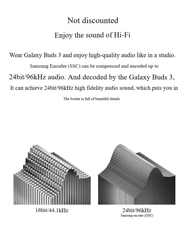 2025 Galaxy Buds3 Pro Wireless Earbuds, Hybrid ANC in-Ear Headphones, 25H Playtime, Hi-Fi Sound for Gym/Running