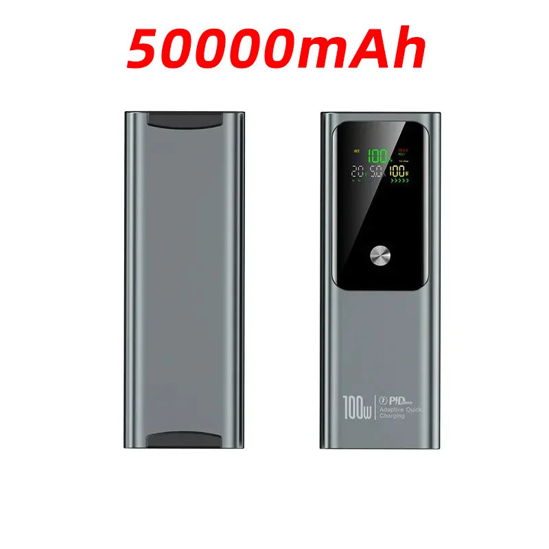 80000mAh Large Capacity External Power 100W Super Fast Charging Mobile Power Can be Charged Laptop Safe Portable Power Bank