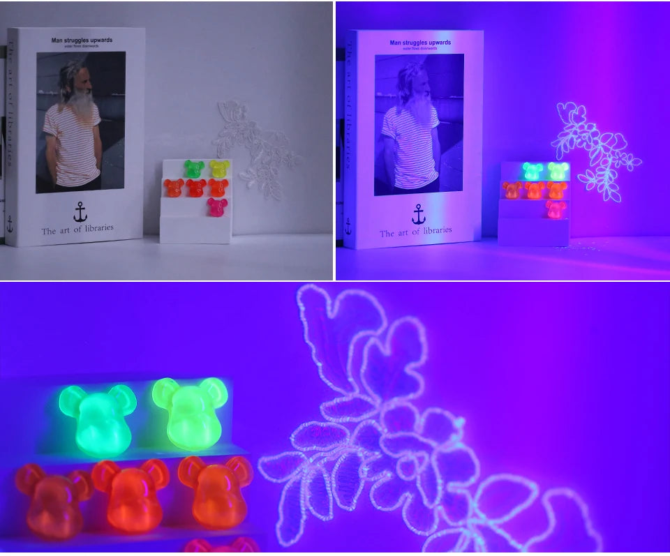 395-405nm Black Light LED UV Lamp Gel T8 Tube 5V USB Plug Ultraviolet Light LED Stage Blacklight UV LED Nail Lamp Parts Grow