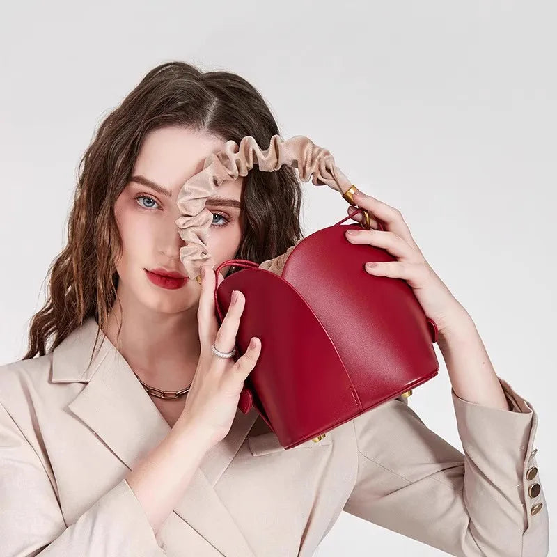 Bags, women's spring and summer bucket bags, versatile single shoulder crossbody bags, handbags
