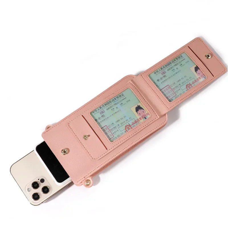 Women Bags Soft Leather Wallets Touch Screen Cell Phone Purse Crossbody Shoulder Strap Handbag for Female Cheap Women's Bags