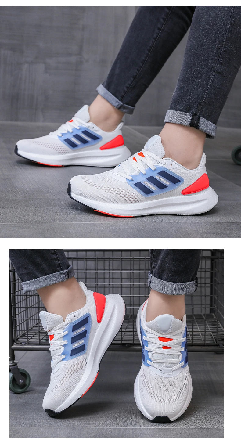 2025 Autumn New Breathable Mesh Men's Shoes Couple Style Korean Fashion Casual Sports Shoes