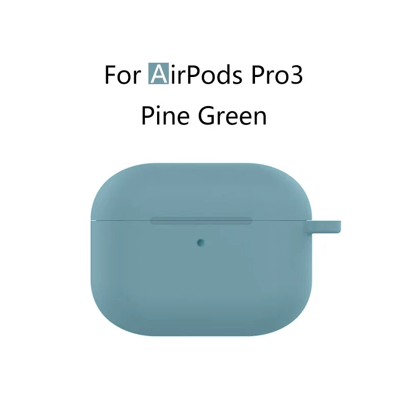 for AirPods Pro 3 Case Cover 2025 with Lanyard Soft Skin Silicone Protective Shockproof Case For AirPods Pro 3 Case Accessories