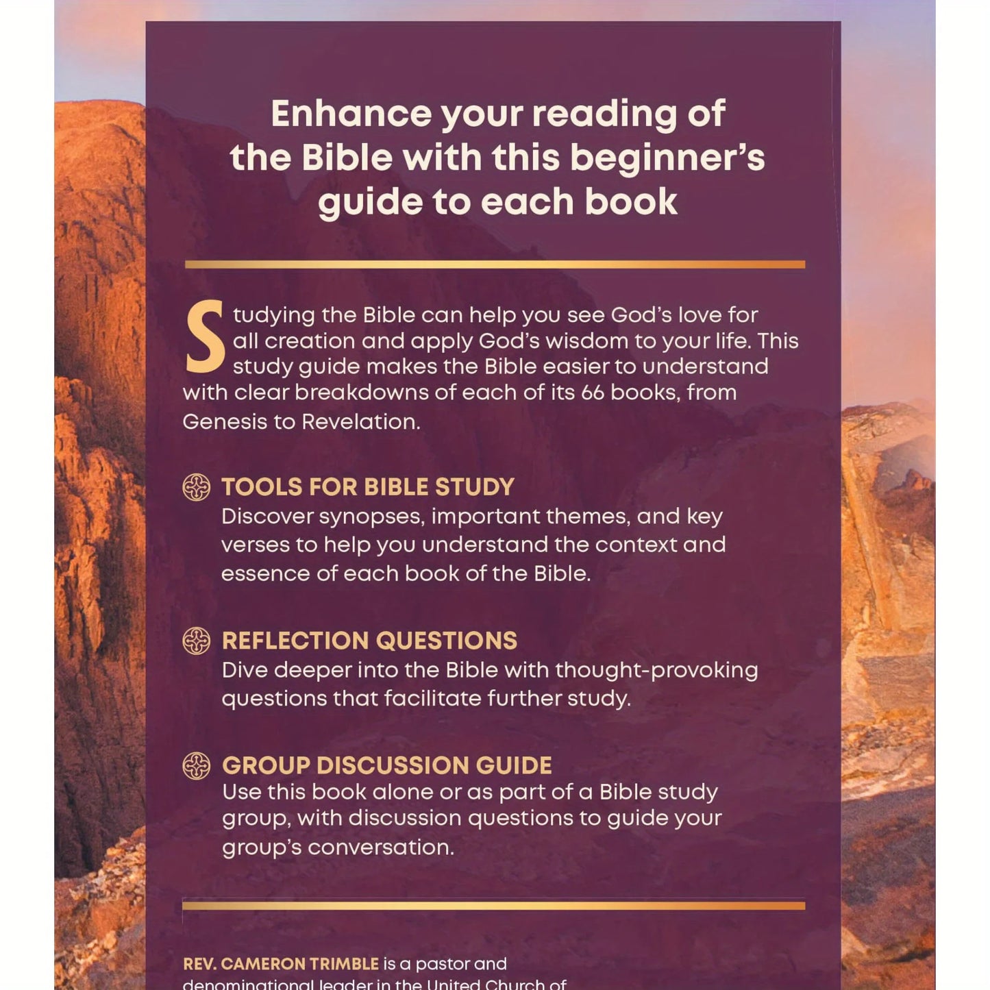 The Beginner's Bible Study Guide: Easy-to-Follow Guide for New Bible Students, Paperback, Spiritual Growth, Thematic Imagery, Ed