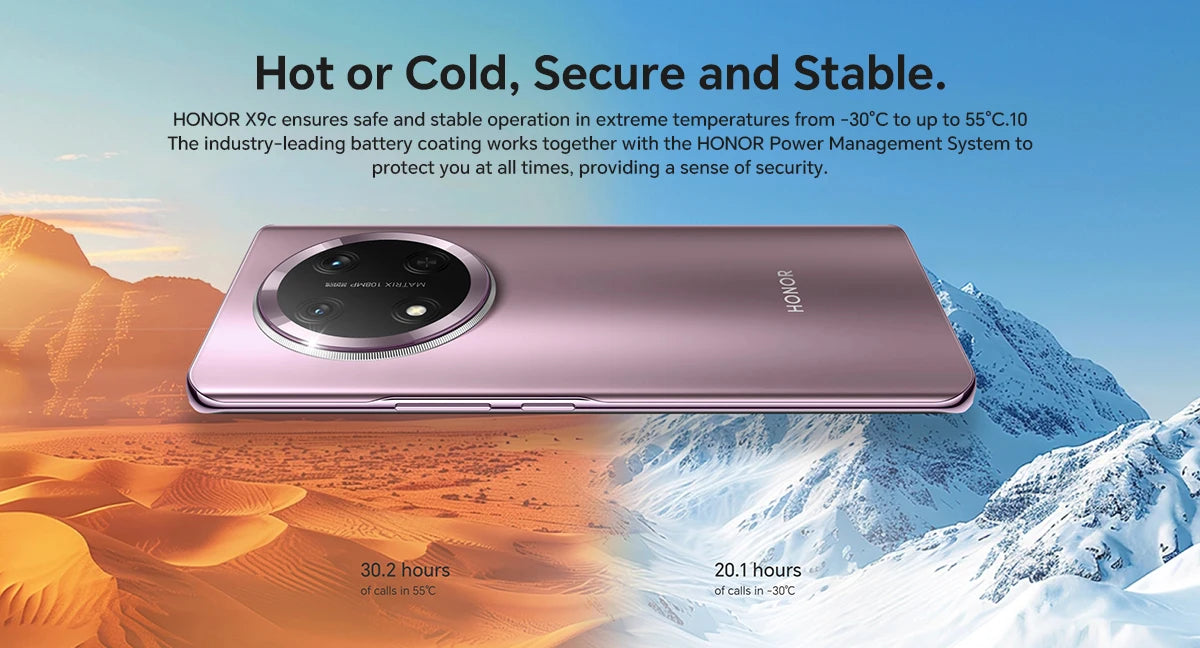 HONOR X9c 5G, Dual SIM (12GB+256GB) 108MP Triple Camera 6.78" AMOLED, Android 14