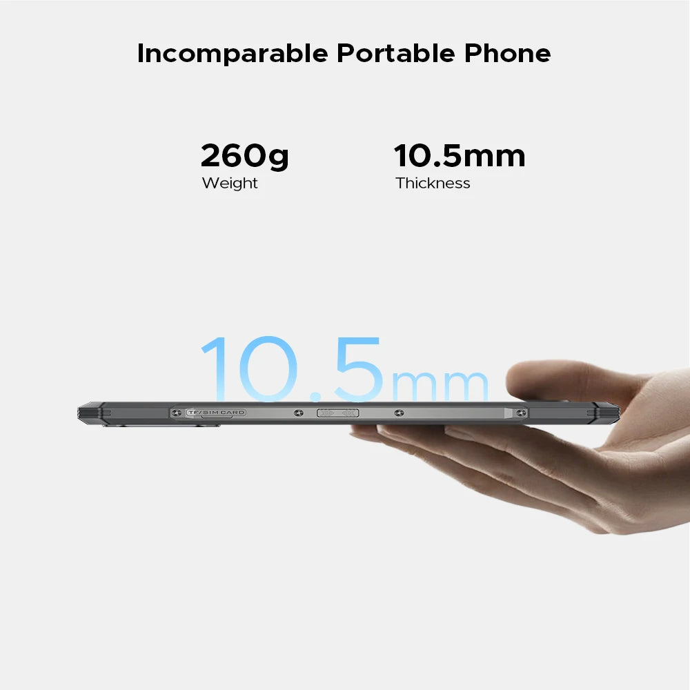 DOOGEE Blade GT Ultra 5G Rugged Smartphone Dimensity 7300 6.72'' 16GB 512GB LED Light Effect Design Ultra-thin Cell Phone