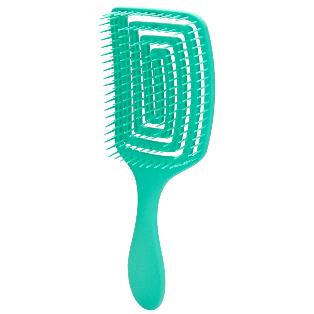 Hair Brush Hair Comb Detangling Hair Brush Bristle&Nylon Women Wet Massage Comb Curly Hairdressing Salon Styling Tools