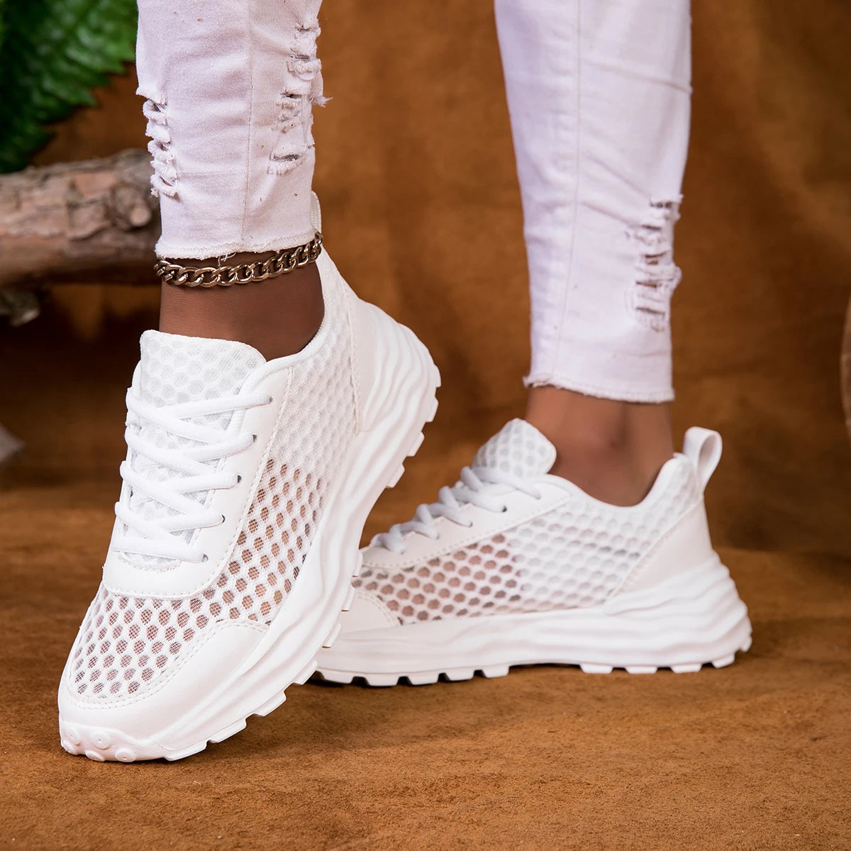 Big Size Tennis for Women Lightweight Sneakers High Quality Breathable Outdoor Athletic Jogging Sport Running Walking Shoes