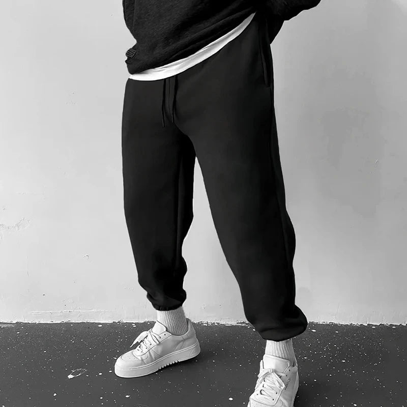 Men's Casual Tracksuits Set Autumn Winter Casual Hoodies+Sweatpants 2PCS Trendy Streetwear Matching Sets Sweatershirts Pants