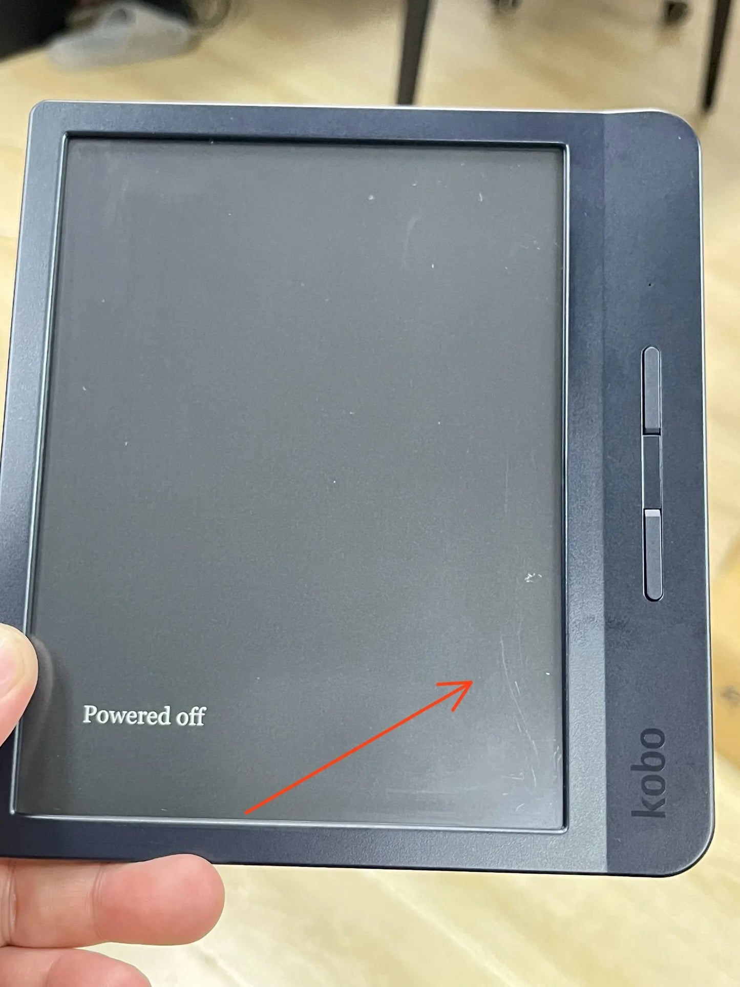 The screen is defect!  KOBO Libra H2O e-Reader B-grade defects 7inch e-book 300PPI N873 IPX8 Waterproof Carta HD EInk screen