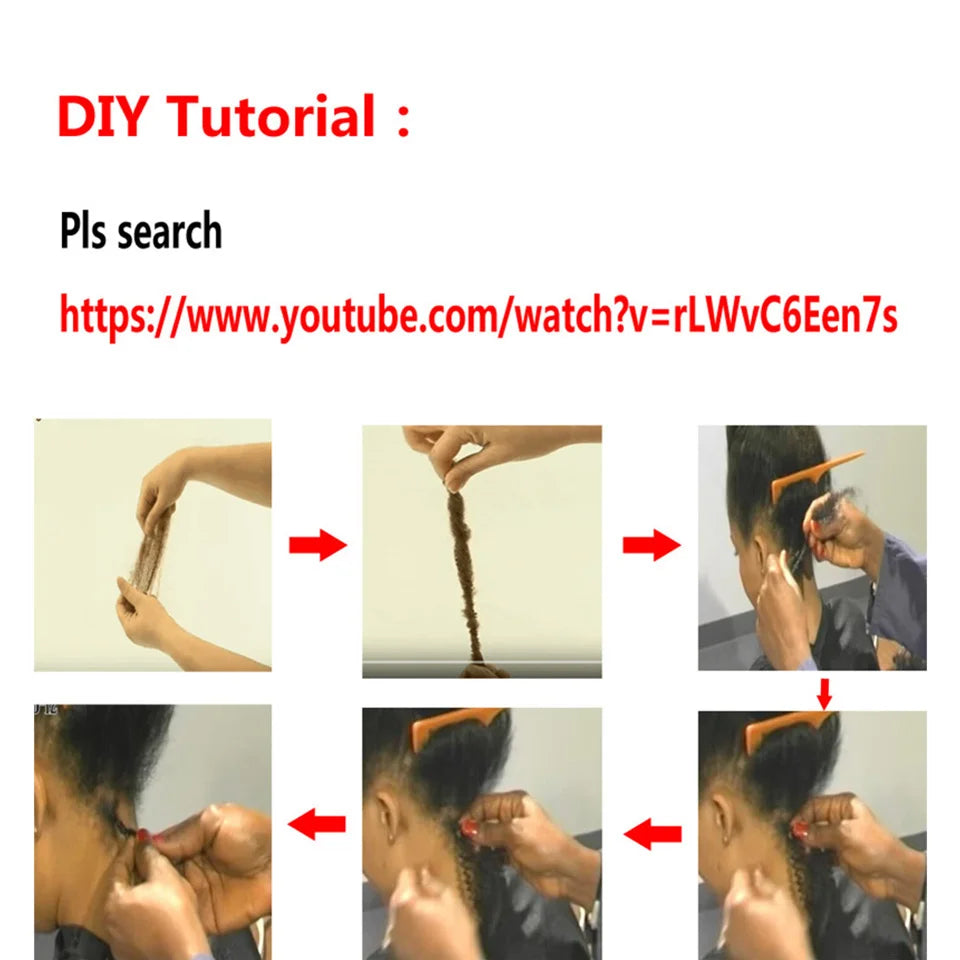 Afro Kinky Curly Bulk Human Hair For Braid Twists Curly Hair Extension Peruvian Hair for Dreadlock Extension Create Dreadlocks