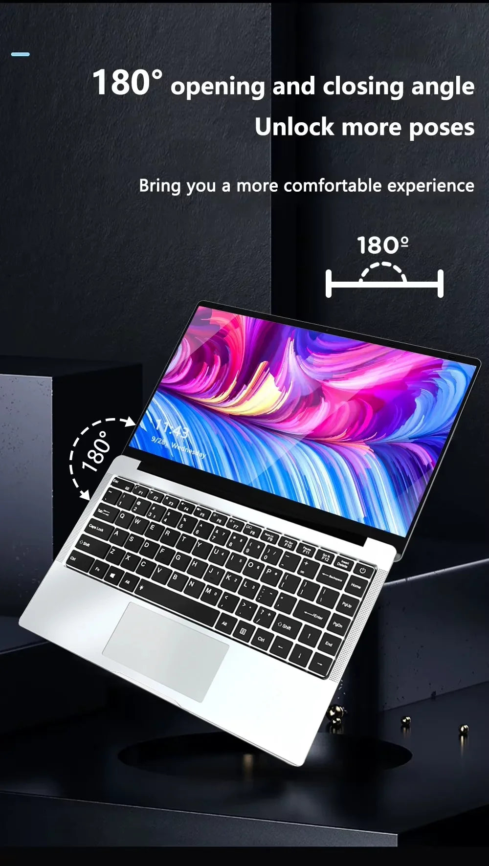 Windows 11  Office Laptop  intel core i7-7500U/intel Atom x7 A3950 12GB RAM 1TB/2TB SSD 4K HD  NoteBook Study Laptops