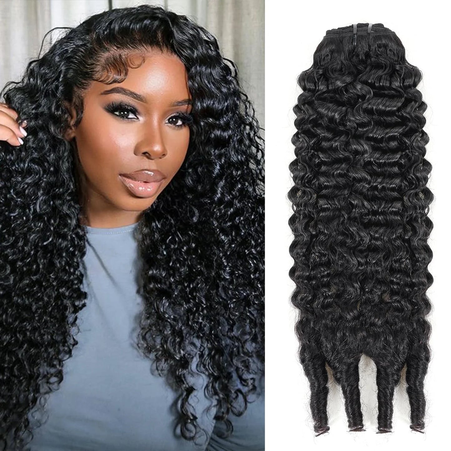 Burmese Curly Bundles Human Hair Burmese Vietnamese Raw Hair Bundles 1/3/4 pc 100% Unprocessed Double Weft Hair Extensions Weave