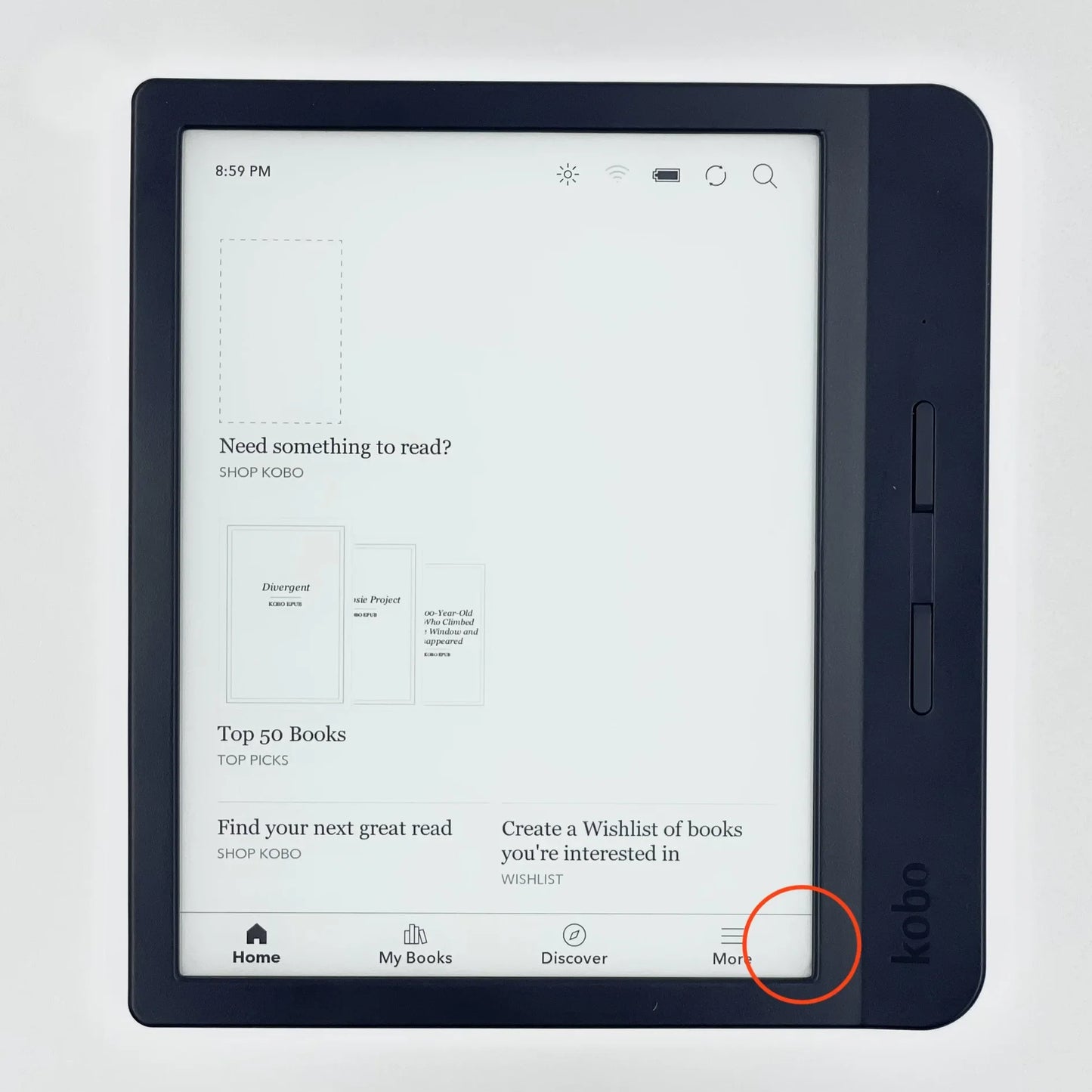 The screen is defect!  KOBO Libra H2O e-Reader B-grade defects 7inch e-book 300PPI N873 IPX8 Waterproof Carta HD EInk screen