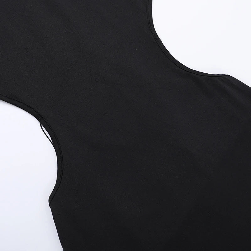 Sexy Backless Black Maxi Dresses For Women Summer Sleeveless Elegant Bodycon Halter Long Dress Casual Party Vestidos