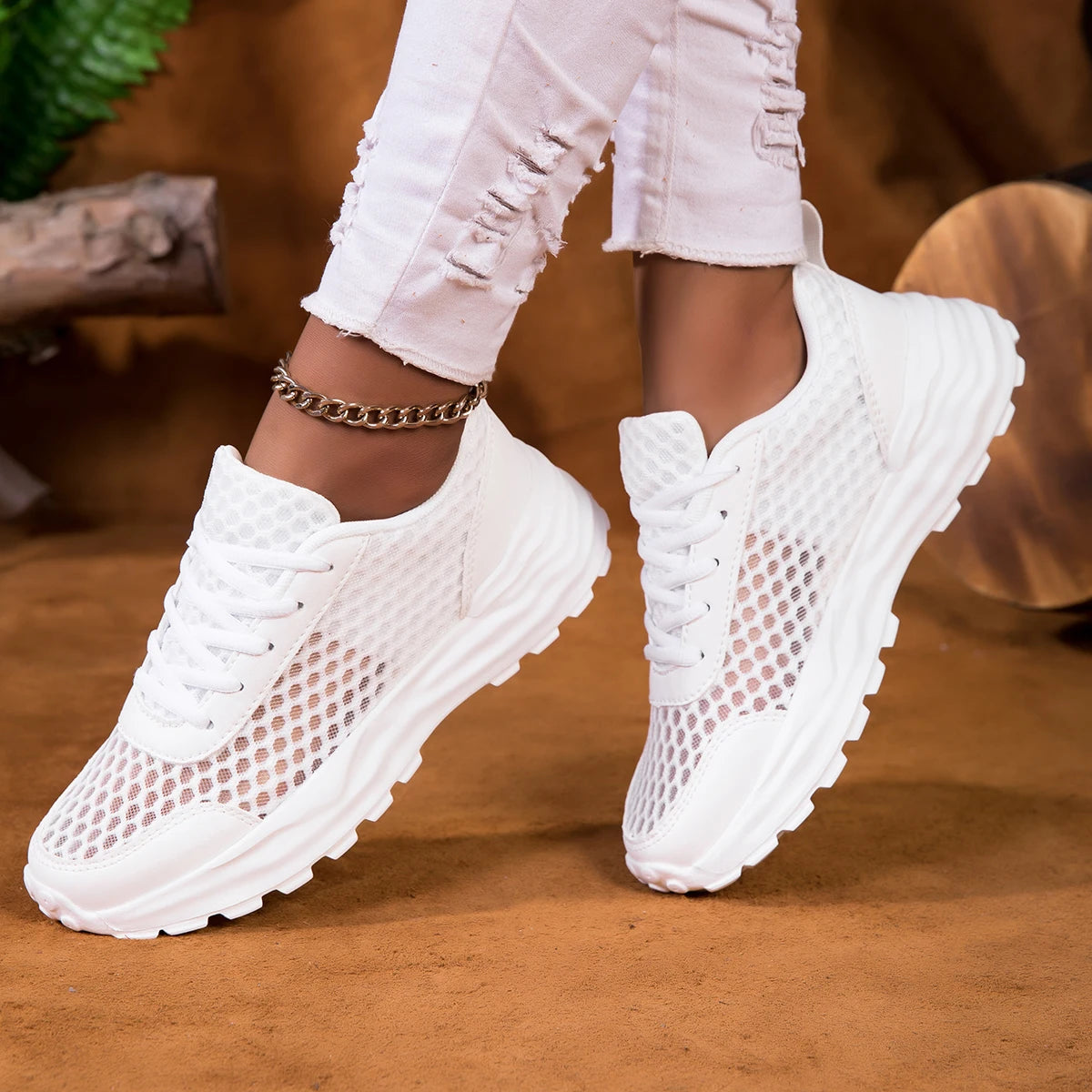 Big Size Tennis for Women Lightweight Sneakers High Quality Breathable Outdoor Athletic Jogging Sport Running Walking Shoes