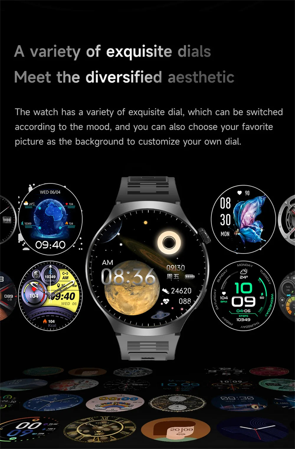 LAXASFIT New Smart Watch 1.52 HD Screen Heart Rate Bluetooth Call NFC Sports Men's Smart Watch 2025