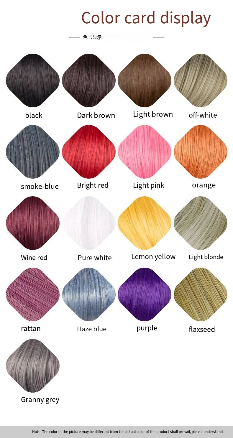 Grandma's Grey Synthetic Wig, Natural Bangs, Long Straight Hair, White Women's Daily Cosplay, Heat-Resistant Full Head Cover