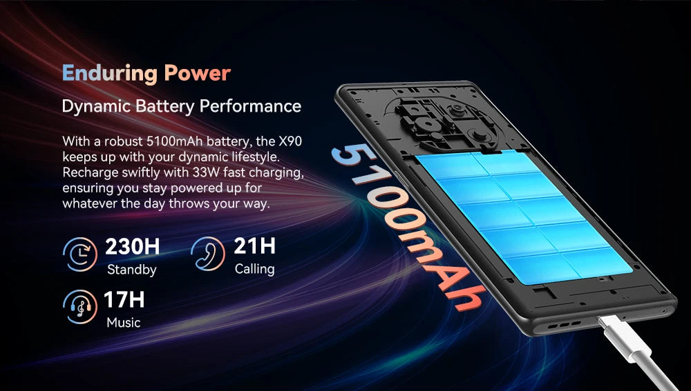 [Ship from Brazil] CUBOT Android Smartphone X1, 6.67" AMOLED Curved 120Hz Display, 32GB RAM(16GB+16GB), 256GB ROM,100MP, NFC