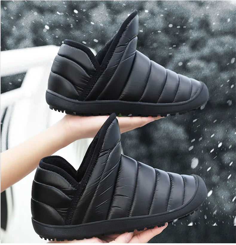 Winter Women Waterproof Snow Boots Lightweight Women Ankle Boots Sneakers Outdoor Sandproof Couple Warm Cotton Boot Botas Mujer