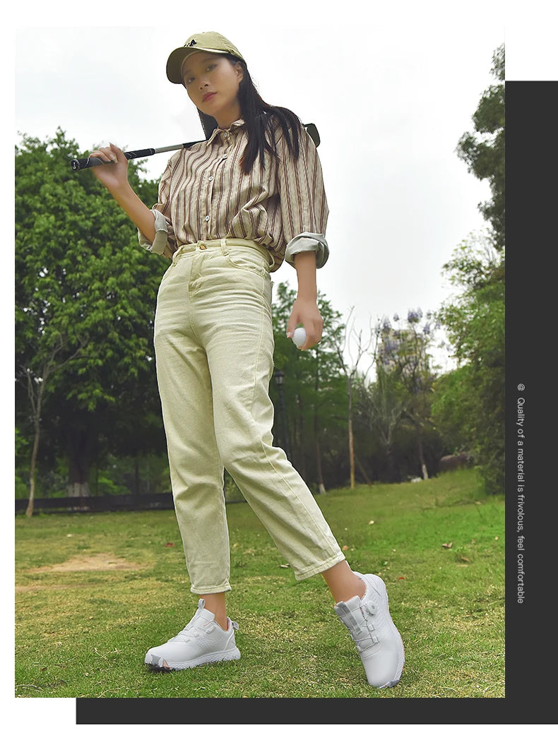 Golf Sneakers Men's Waterproof Fashion Casual Outdoor Comfortable Golfers Footwears Women