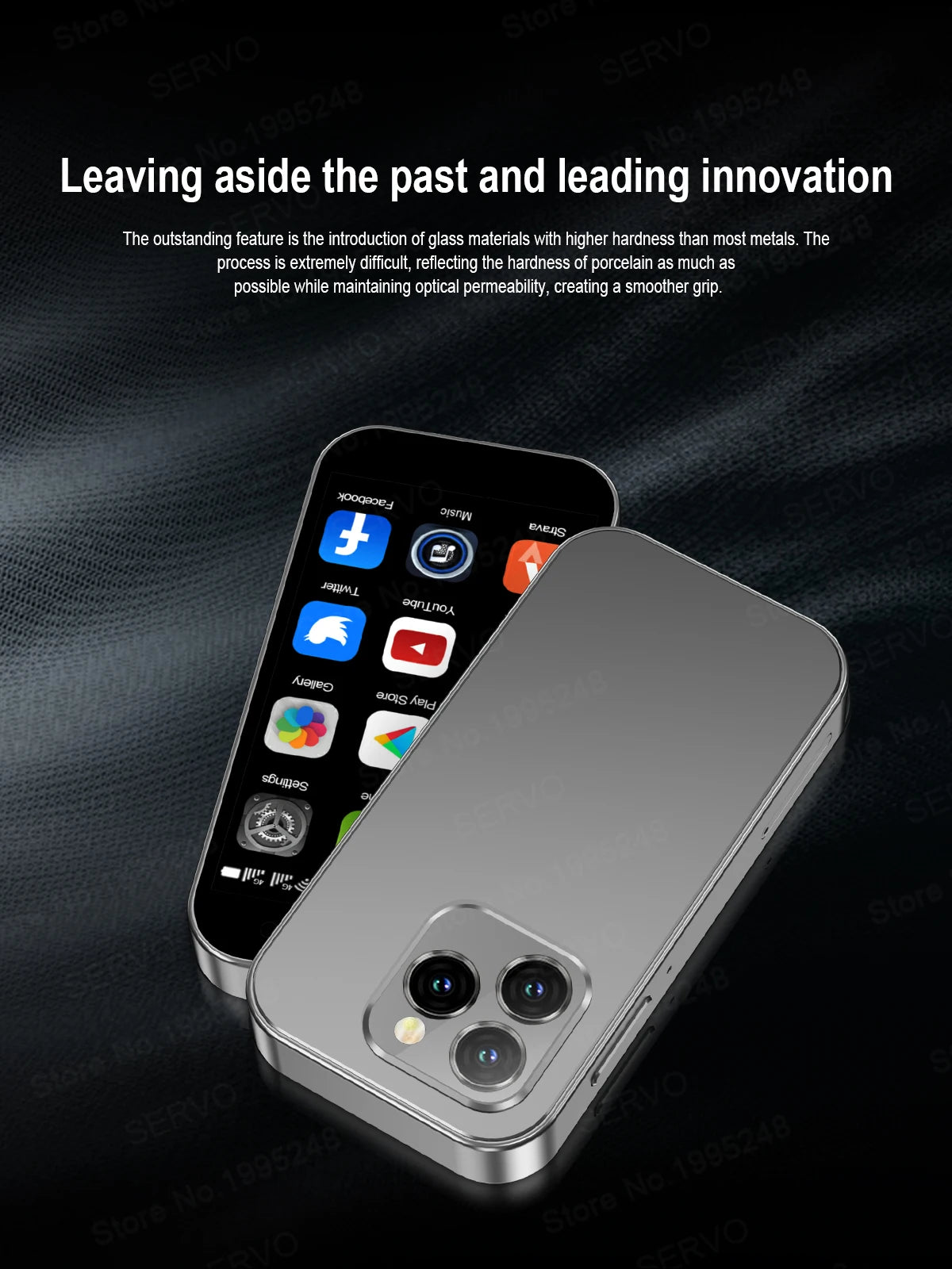 2025 HOT SALE SERVO KING8000 4G Mini Smartphone Android Global GPS 3.0" Display 5MP+2MP WIFI 2000mAh Battery Small Mobile Phones