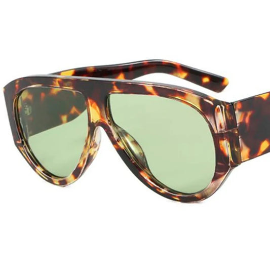 HOT Sun Glasses Unisex Anti-UV Spectacles Oversie Frame Eyeglasses Retro Ornamental Width Temples Sunglasses