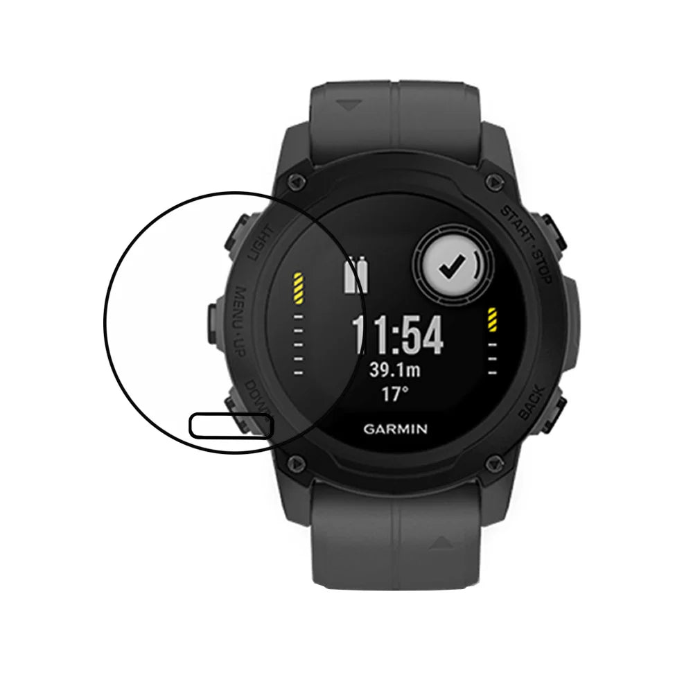 2pcs Screen Protector for Garmin Descent G1 G1 Solar PMMA High Hardness HD Screen Full Cover Protective Film