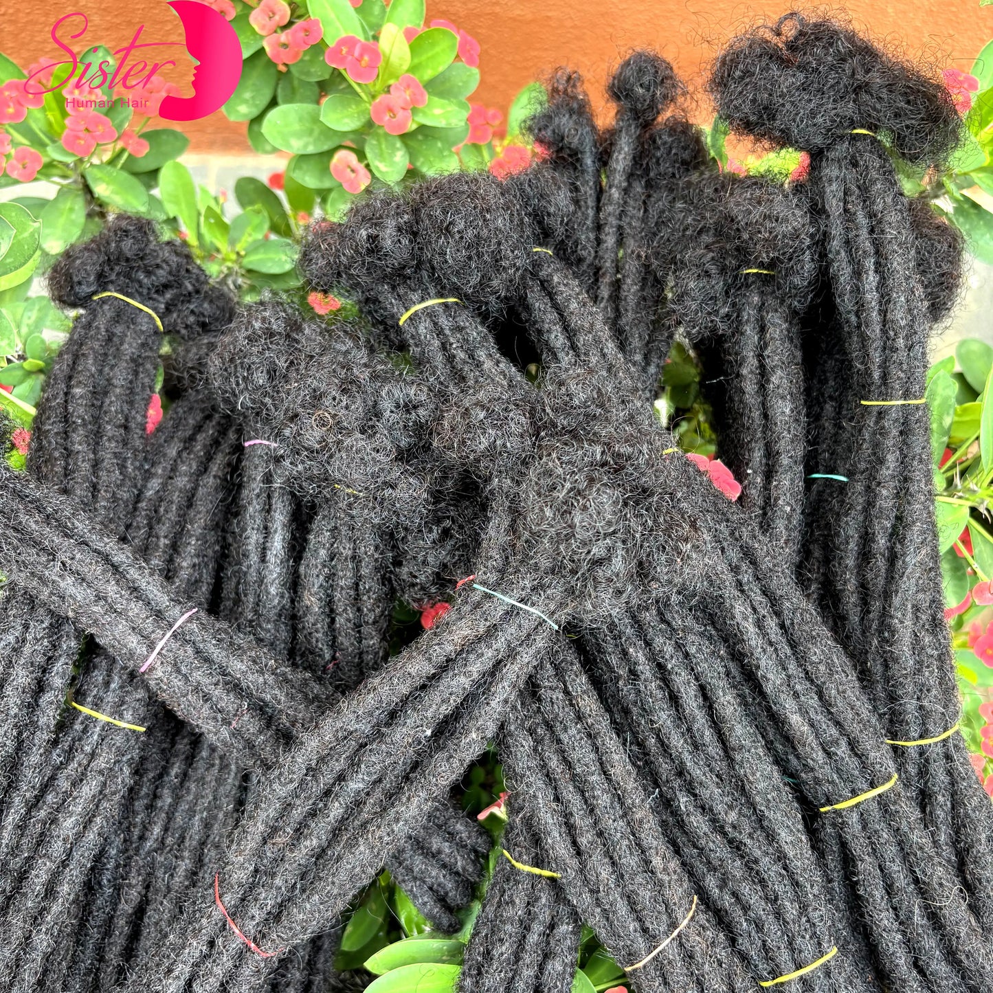 50 Strands 8-14inch Natural Loc Extension Human Hair with Curly Ends  100% Human Hair Loc Dreadlock Extension for Men Women Kids