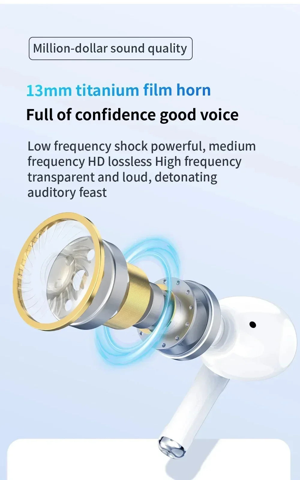 2025 New Air Pro Bluetooth Earphones Wireless Headset HiFi Sound Headphones Low Latency Earbuds Waterproof for IPhone Android